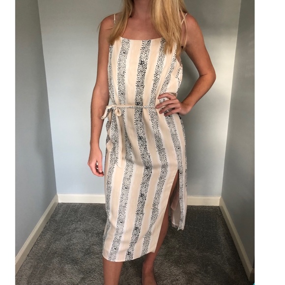 ‼️SOLD MINKPINK Sundowner White Print Midi Dress - Picture 4 of 8